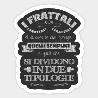 I Frattali Sticker